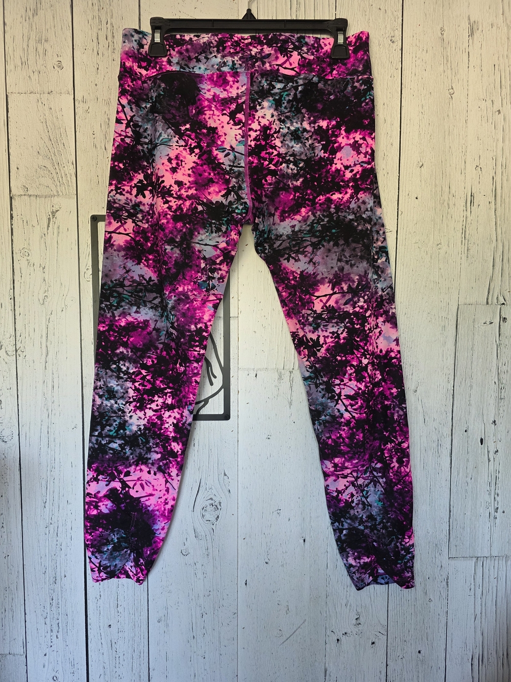 Calvin Klein Performance Quick Dry Floral Leggings Size L - Picture 2 of 11